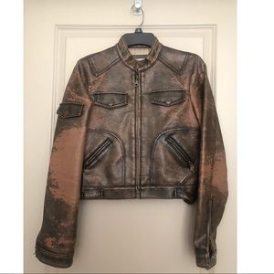 Rustic Riding Faux Leather Jacket!